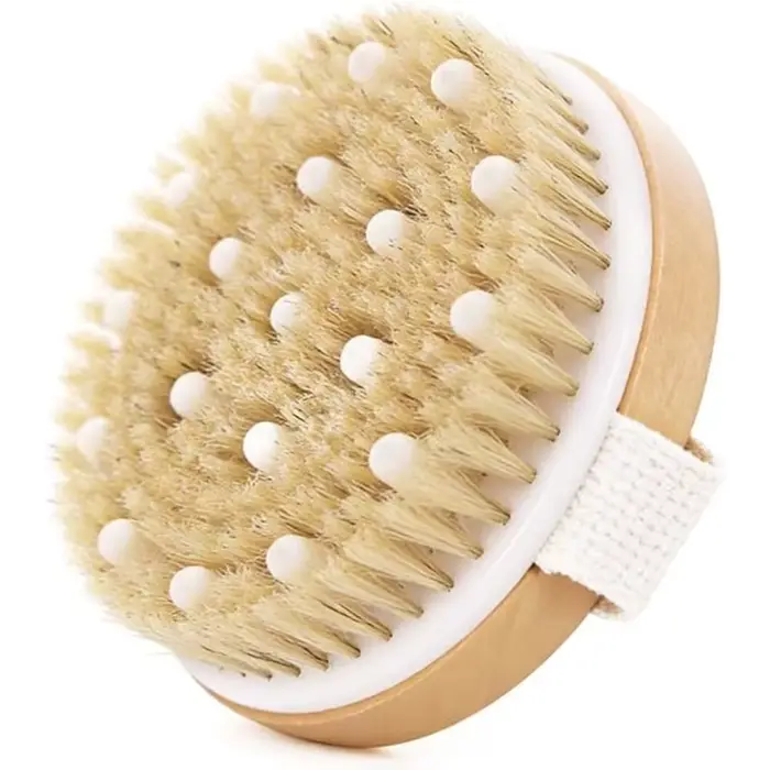 Brosse corporelle pour brossage à sec