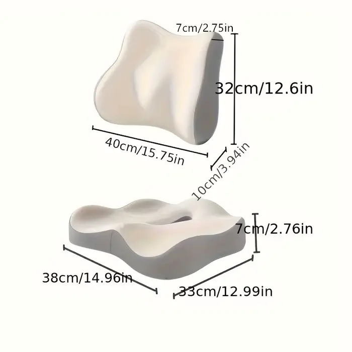 Coussins ergonomiques en mousse à mémoire de forme