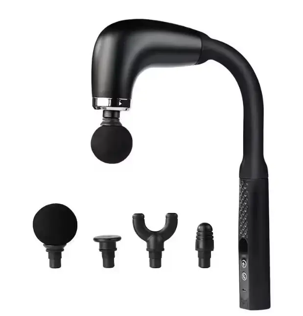 Manche de pistolet Fascia coudée, 3 Modes, 6 vitesses réglables, Massage de Relaxation musculaire, m