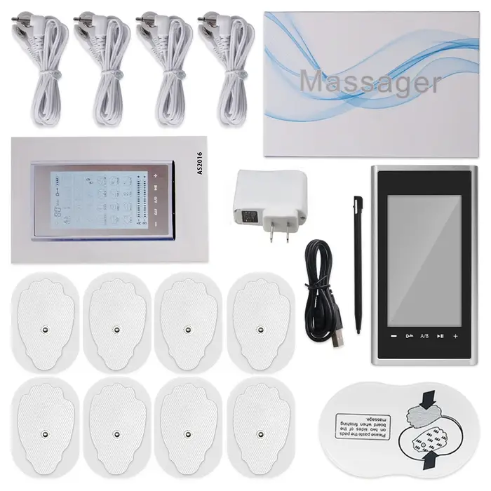 Stimulateur musculaire Tens 24 modes électrique EMS Acupuncture Massage corporel thérapie numérique Machine