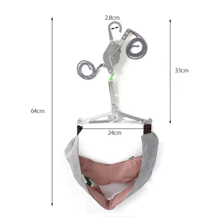 Kit de dispositif de traction cervicale sur la porte