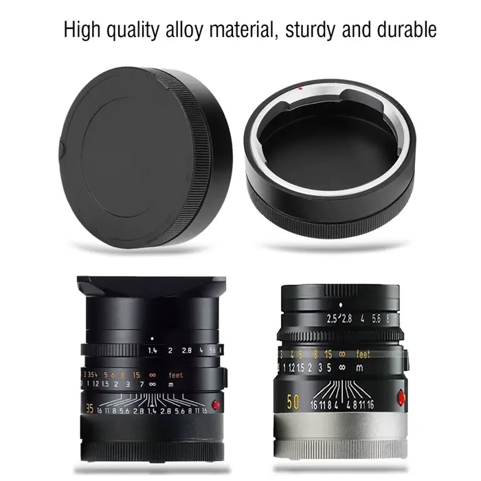 Objectif arrière professionnel en métal pour appareil photo LEICA M