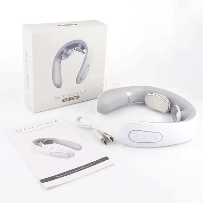 Masseur de cou électrique intelligent, masseurs cervicaux TENS, massage par pétrissage pour soulager