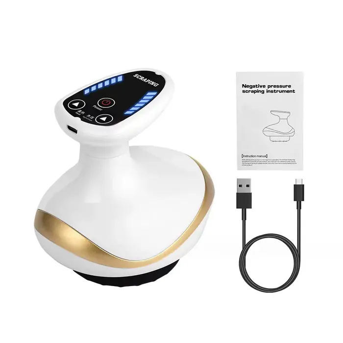 Masseur EMS professionnel 6 en 1 : ventouses, Gua Sha, aspiration sous vide, ventouses électriques p