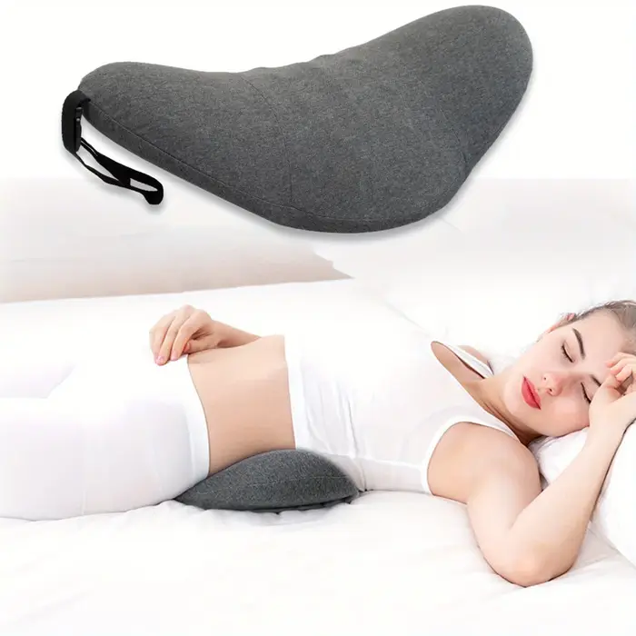 Oreiller lombaire orthopédique en mousse à mémoire de forme