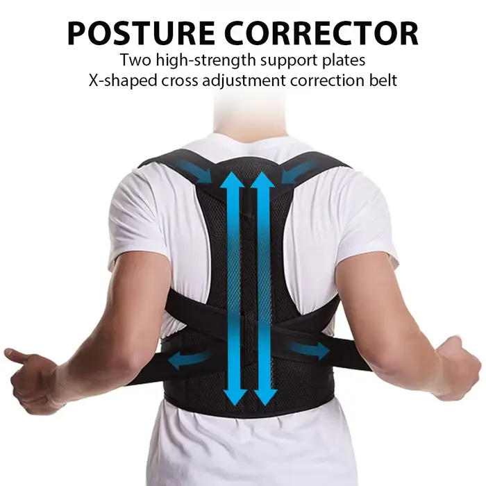 Attelle dorsale réglable pour hommes et femmes