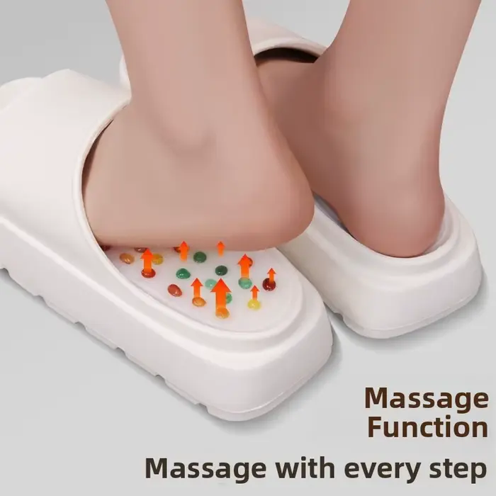 Nouvelles Pantoufles de Massage en Pierre d'Agate Naturelle 2025 – Sabots Polyvalents pour la Thérap