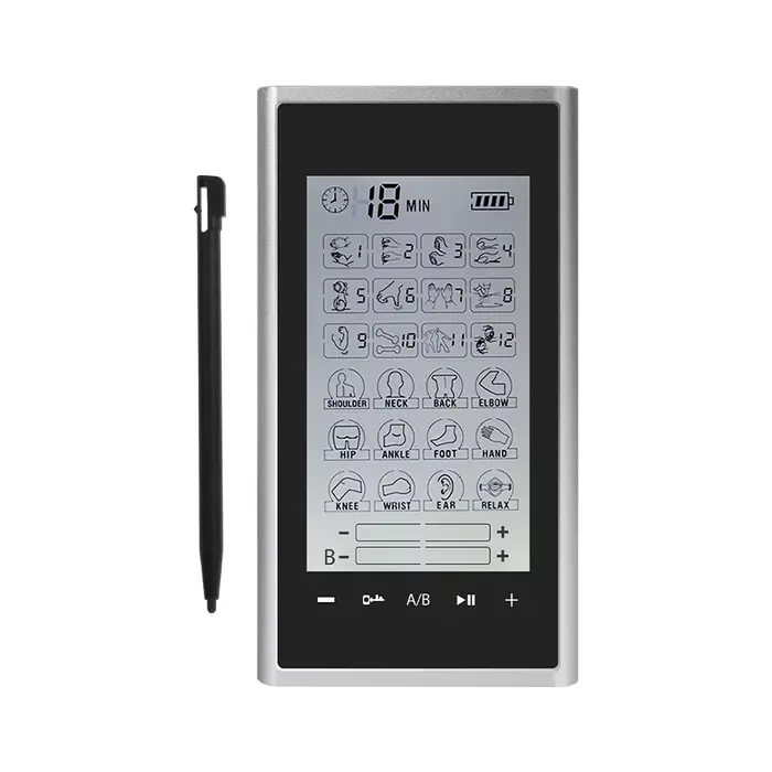 Stimulateur musculaire Tens 24 modes électrique EMS Acupuncture Massage corporel thérapie numérique Machine