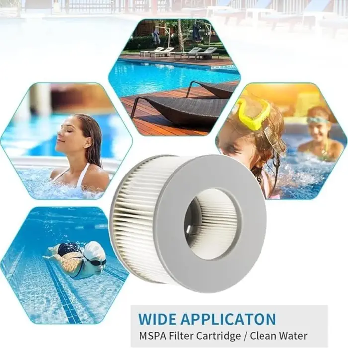 Cartouche filtrante premium pour spas MSPA - Compatible avec les modèles Toskana, Camaro, Alpine et tous les spas MSPA actuels