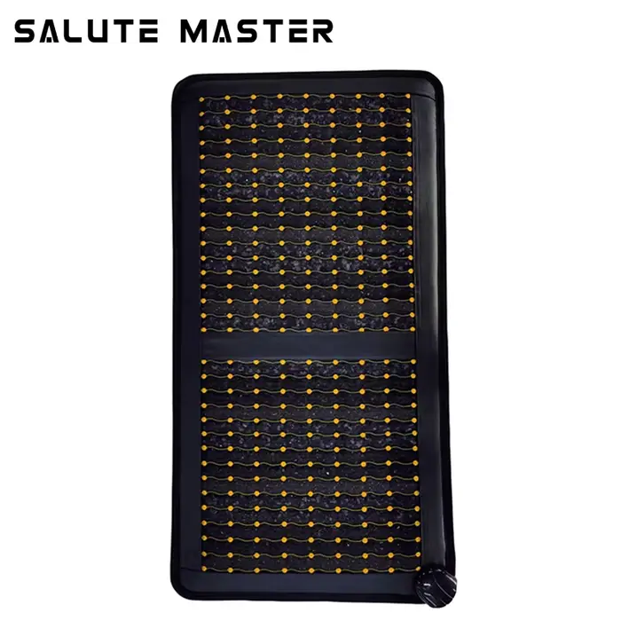 Tapis chauffant infrarouge PEMF à champ magnétique pulsé, avec résonance de Schumann, bio-améthyste 
