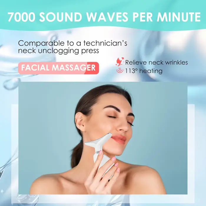 Appareil de massage du visage à lumière rouge