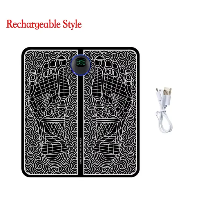 Coussin de Massage des pieds EMS à distance, tapis de Massage électrique Portable pour Stimulation m