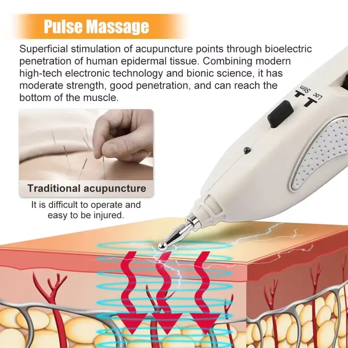 Stylo d'acupuncture électronique laser