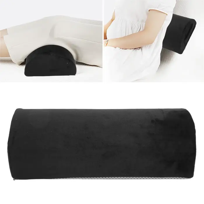 Coussin demi-lune en mousse à mémoire de forme confortable et résistant