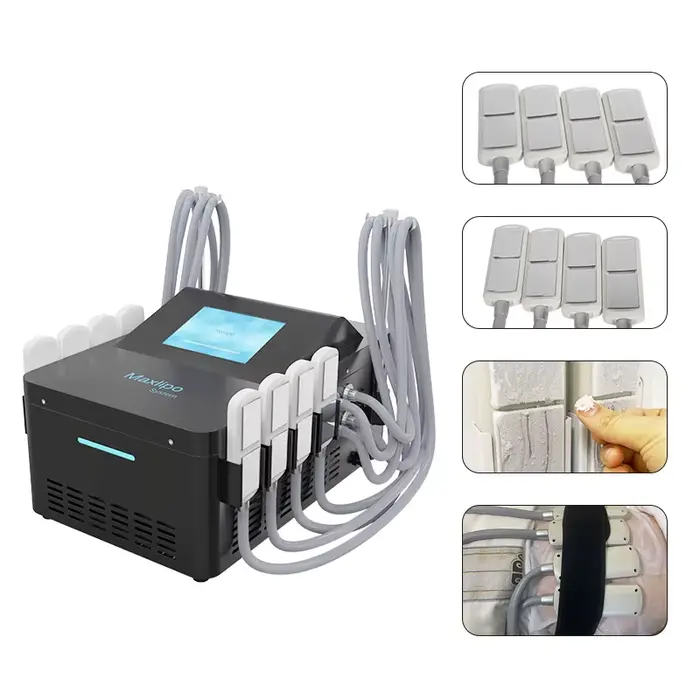 Appareil professionnel portable 8-en-1 de cryolipolyse pour la congélation des graisses