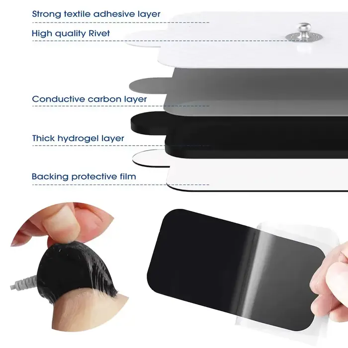 Patch de remplacement auto-adhésif pour masseur corporel électrique