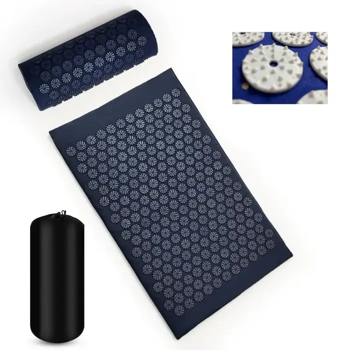 Tapis de massage et coussin d'acupression pour yoga et Pilates