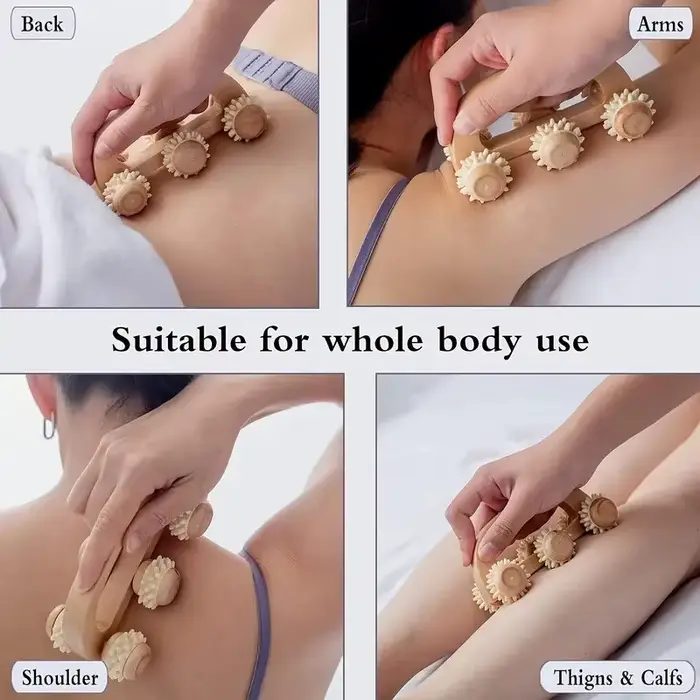 Outil de rouleau de Massage en bois