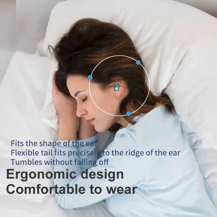 Bouchons d'oreilles pour dormir, réduction du bruit, souples, étanches