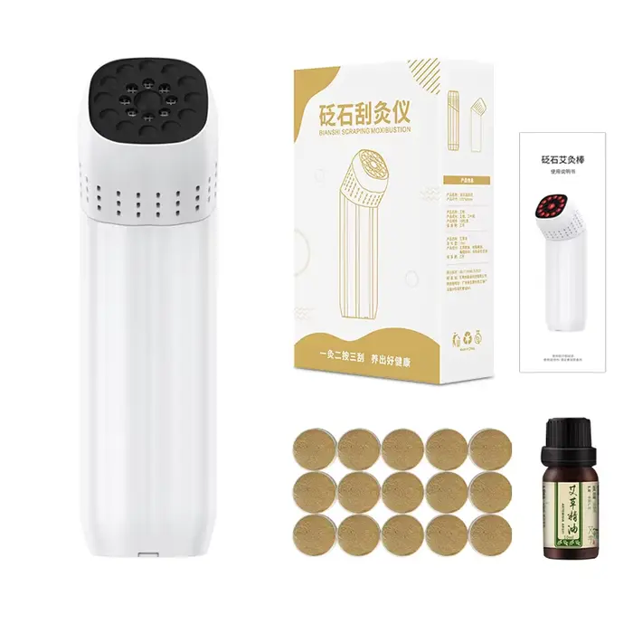 Appareil de Moxibustion Portable Multifonctionnel pour la Maison, Équipement de Massage et de Gua Sh