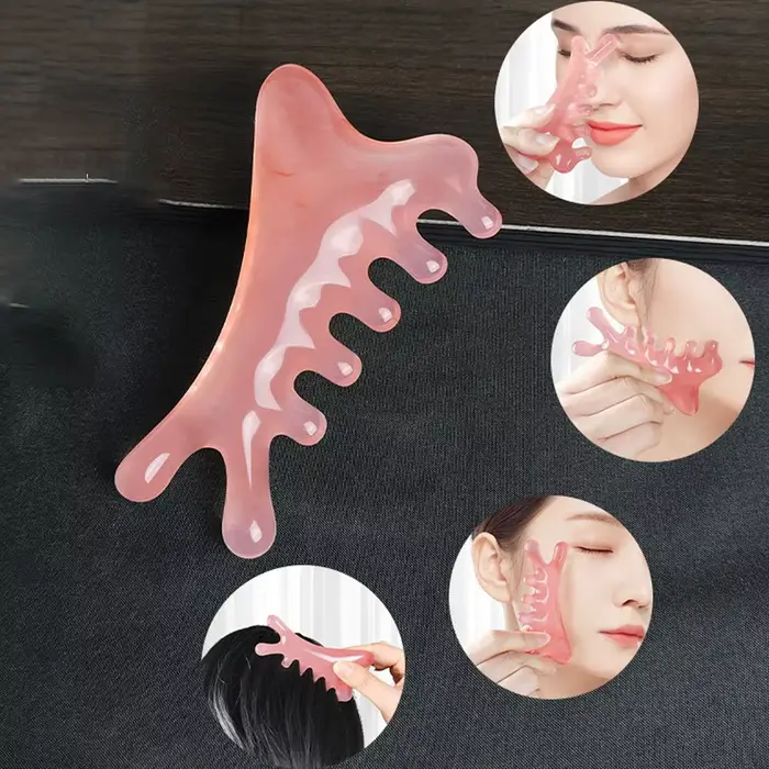 Nouveau Guasha beau Massage cire d'abeille grattage