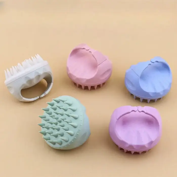 Brosse de massage du cuir chevelu en silicone
