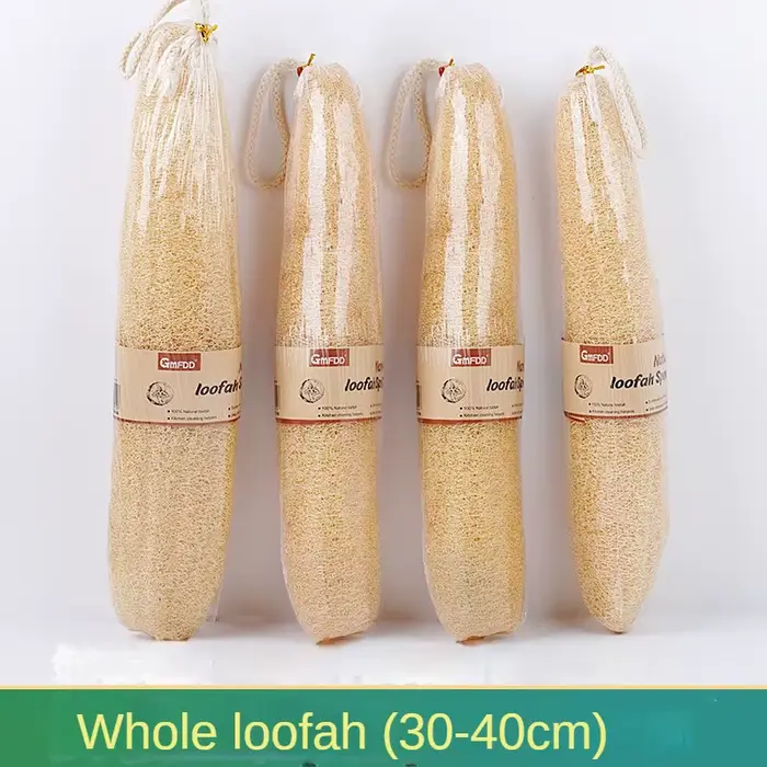 Une douche entière luffa environ 30-40 cm 100% naturel SPA beauté bain éponge corps épurateur bouffée exfoliant Lofa