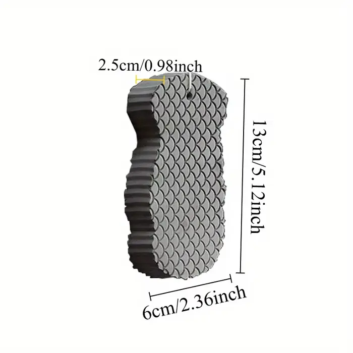 Éponge de bain exfoliante texturée 3D super douce – Gommage doux pour la peau