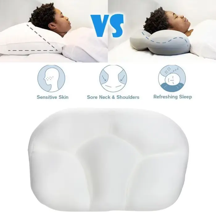 Oreiller de sommeil rond en mousse à mémoire de forme