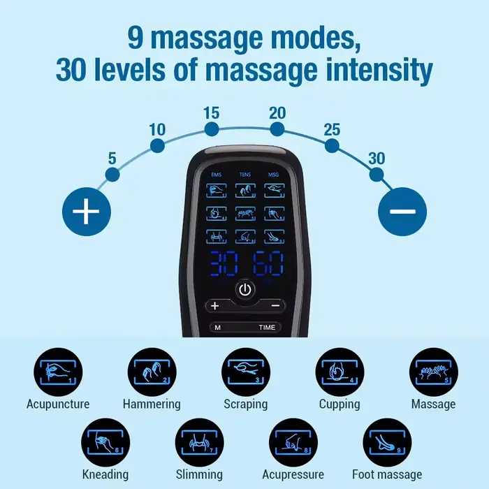 Physiothérapie Tens stimulateur musculaire Acupuncture électrique Massage corporel Machine amincissante numérique