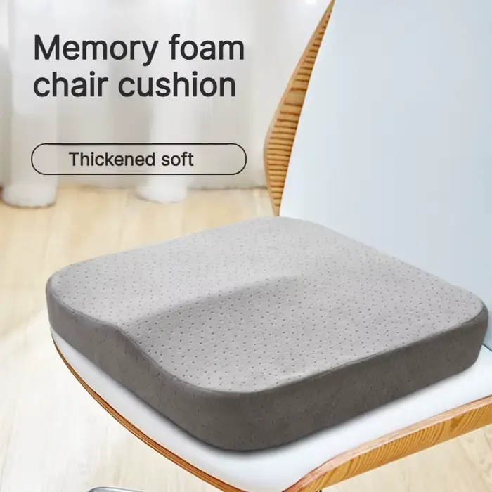 Coussin de chaise de bureau ergonomique en mousse à mémoire de forme