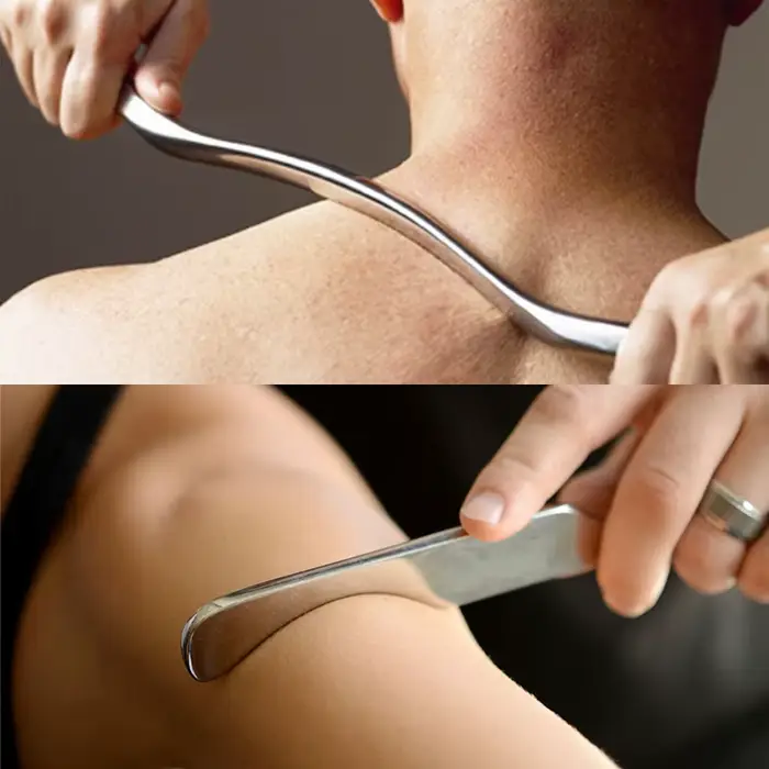 Outils de massage IASTM en acier inoxydable pour thérapie des tissus profonds