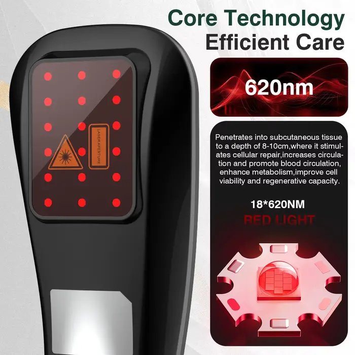 Appareil de thérapie laser à lumière rouge LED portable