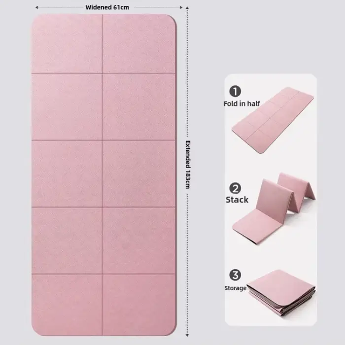 Tapis de yoga pliable en TPE écologique
