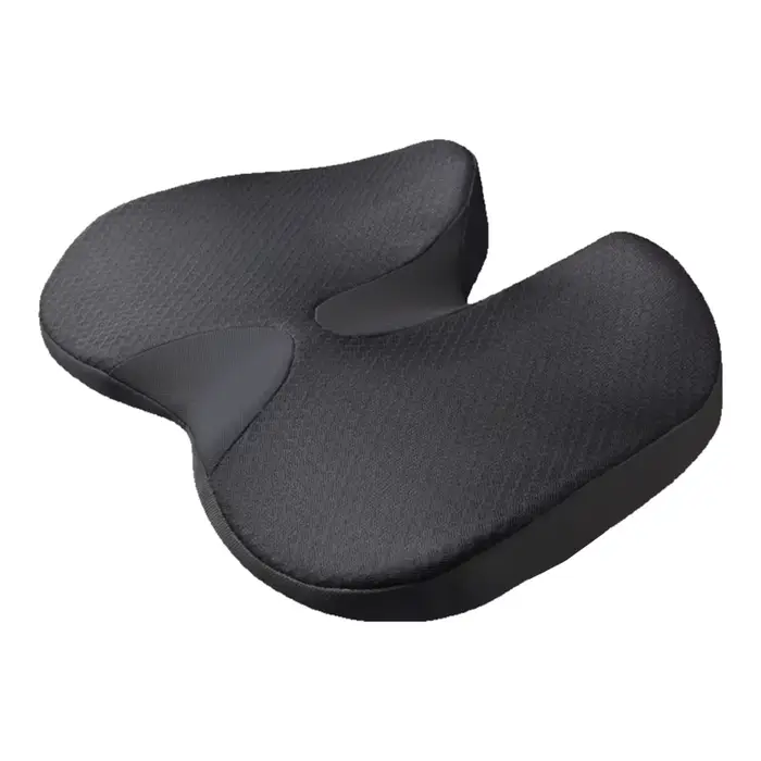 Coussin en mousse à mémoire de forme pour soulager la douleur coccygienne, idéal pour le bureau et l