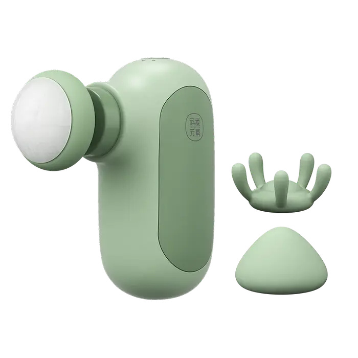 Mini pistolet de massage pour femmes – Masseur musculaire portable ultra-léger (190 g) avec tête en jade