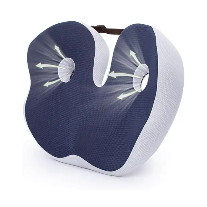 Coussin orthopédique en mousse à mémoire de forme, coussin coccyx ergonomique, largeur de coussin de