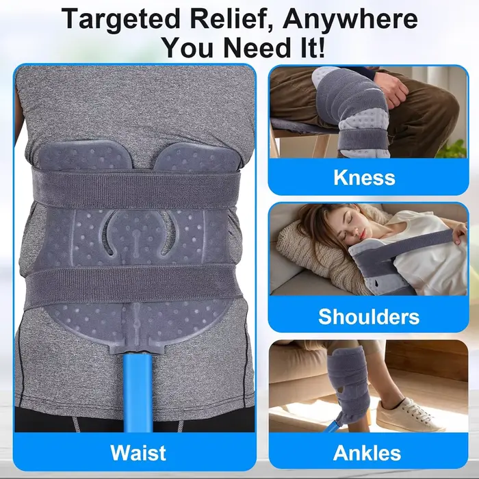 Système de kit de congélation de cryothérapie de machine de thérapie par le froid pour les soins post-chirurgie ACL MCL gonflement entorses et autres blessures