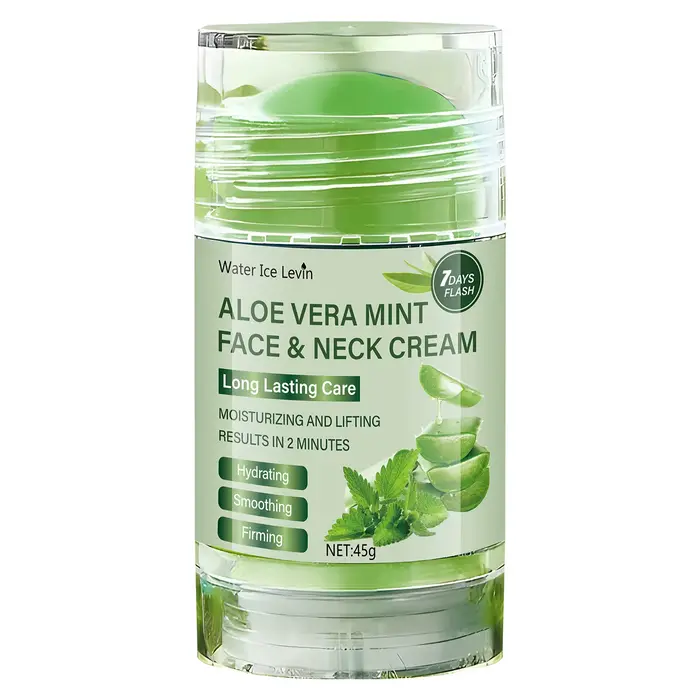 Crème raffermissante pour le visage à l'aloe vera 45g, essence naturelle d'aloe vera, douce et respe