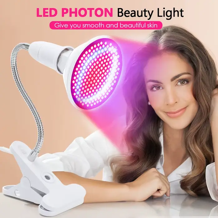 Appareil de beauté LED à lumière rouge et bleue