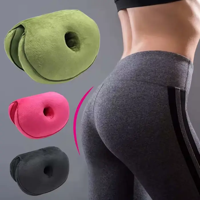 Coussin orthopédique multifonctionnel double confort en mousse à mémoire de forme pour le bassin