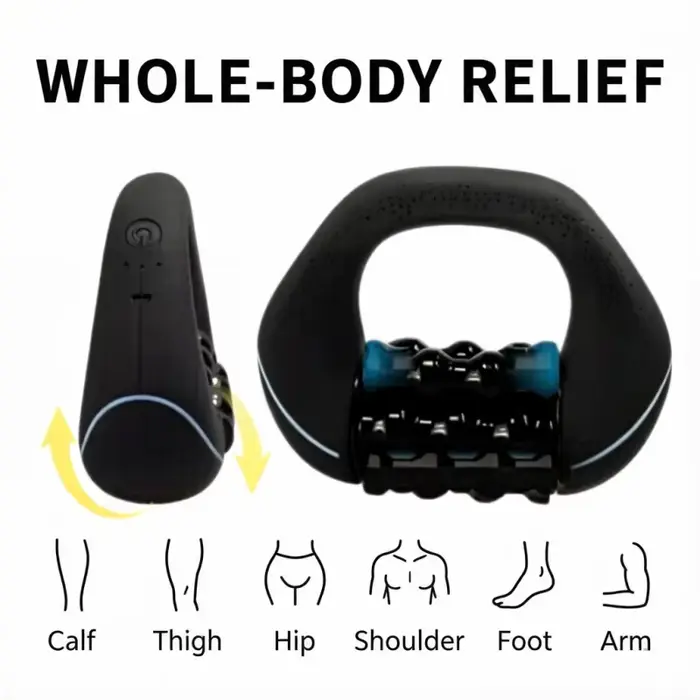 Mini masseur à percussion roulant pour le corps entier