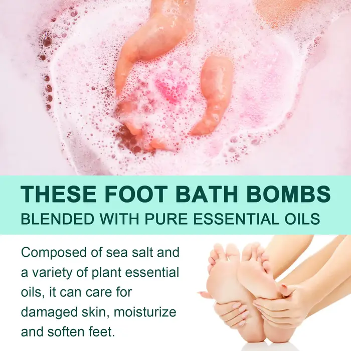Balle de bain de pieds à l'aromathérapie
