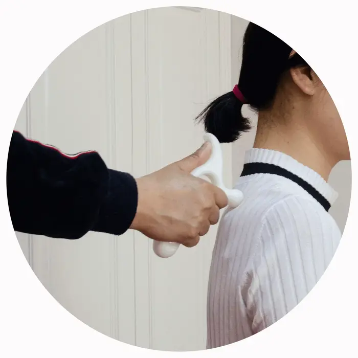 Nouveau Massage des points d'acupuncture à grande tête