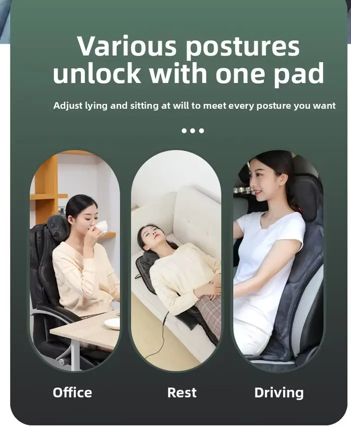 Coussin de siège de Massage bon marché avec chauffage