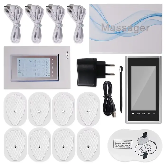 Stimulateur musculaire Tens 24 modes électrique EMS Acupuncture Massage corporel thérapie numérique