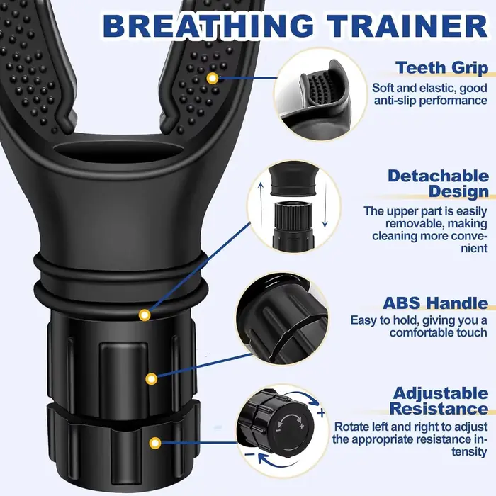 Entraîneur respiratoire flexible pulmonaire