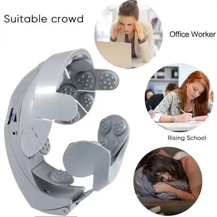 Casque de masseur de tête électrique