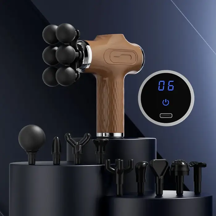 Pistolet de massage électrique à 10 têtes pour la relaxation musculaire