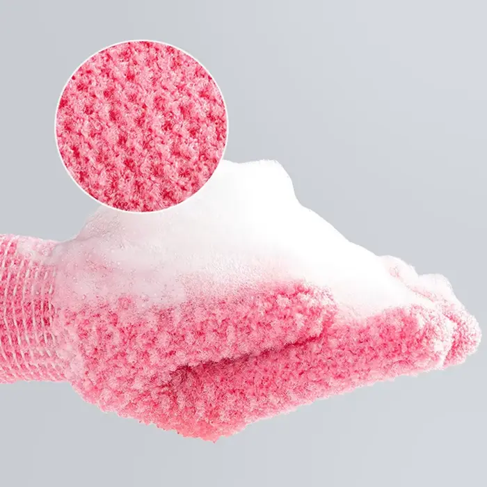 2 pièces gants de bain Peeling